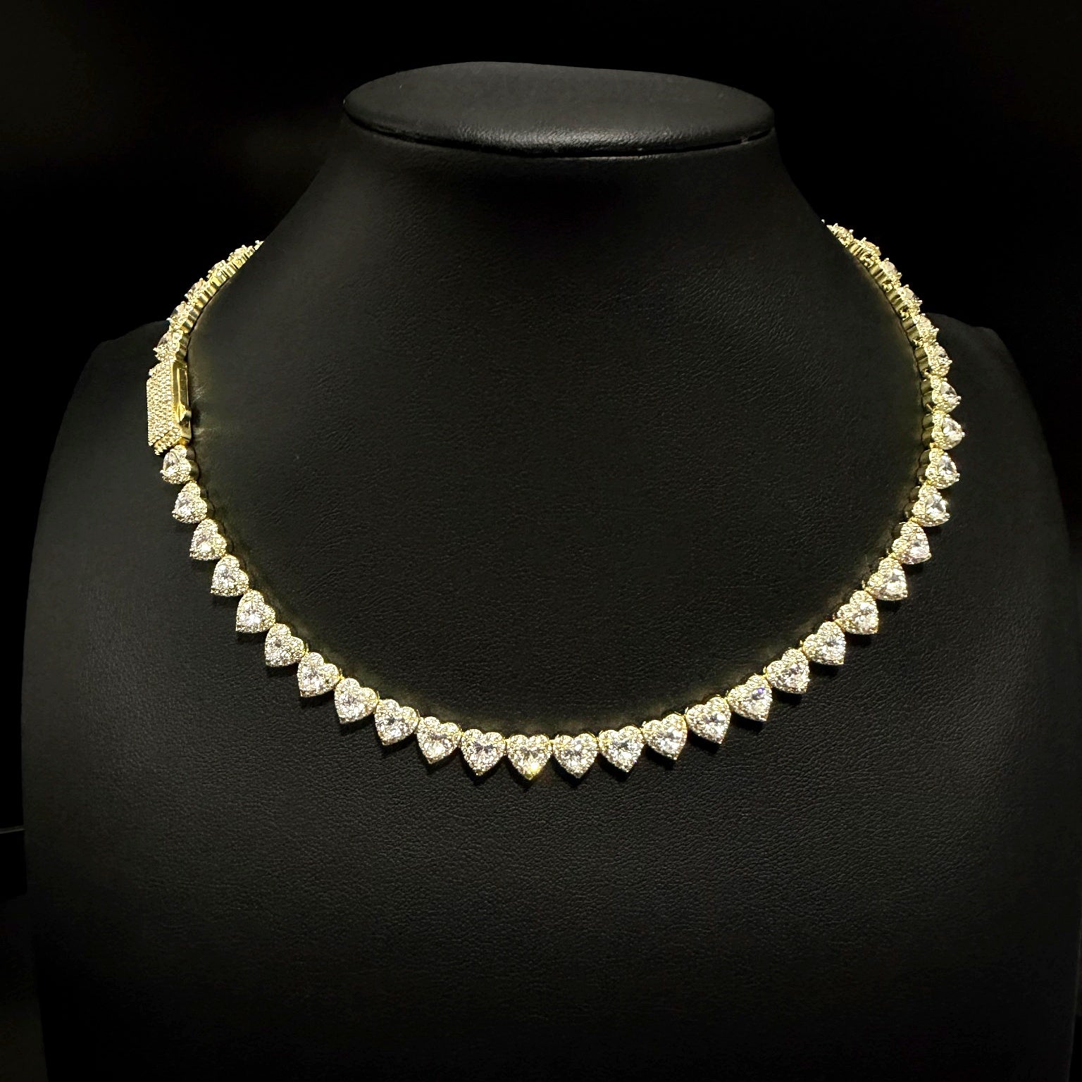 Heart Tennis Choker – Silver 925