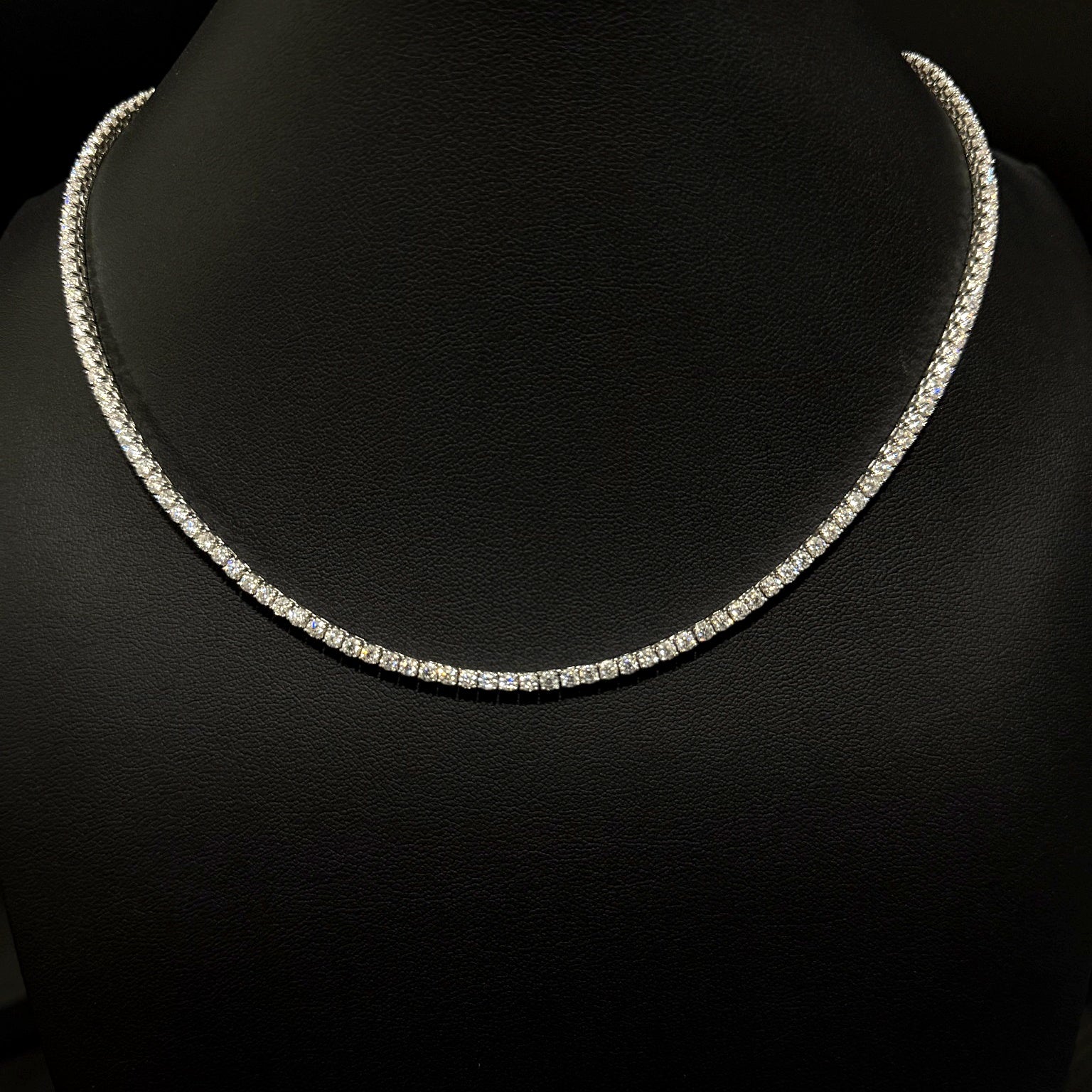 Moissanite Tennis Chain – Silver 925